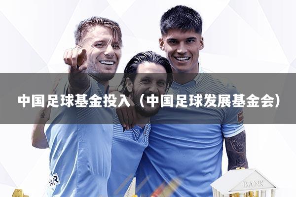 中国足球基金投入（中国足球发展基金会）